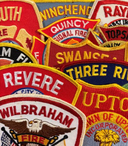 Fire Patches - Massachusetts Departments Q - R Mystery Bag