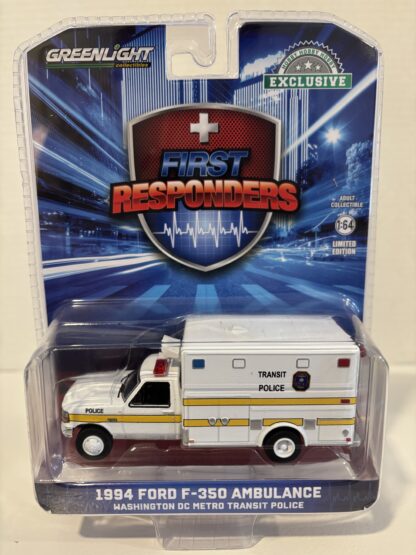 Ford 1994 F-350 Ambulance Washington, DC Metro Transit Police