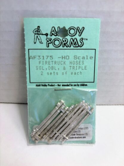 Diecast Parts - Fire Truck Hose Set, HO Scale