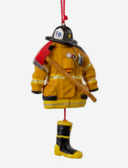 Ornament - Fire - Ready For Duty Firefighter Uniform