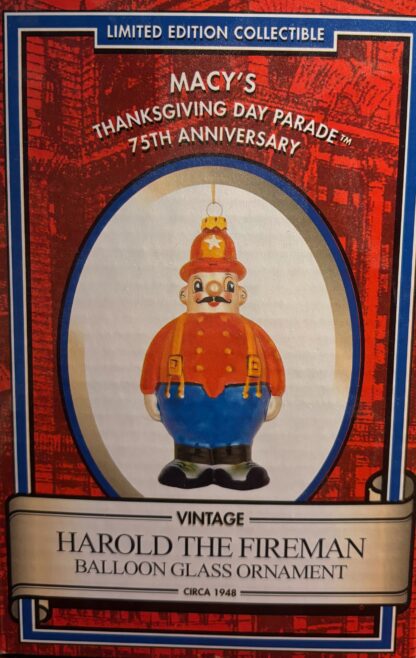 Ornament - Fire - Macy's Parade Harold the Fireman Balloon - Image 3