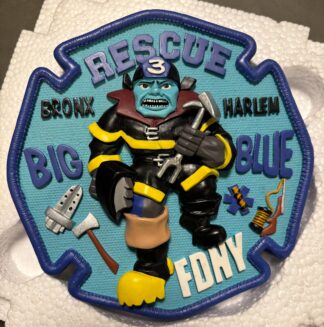 Code 3 - FDNY Rescue 3 Collectable Resin Patch