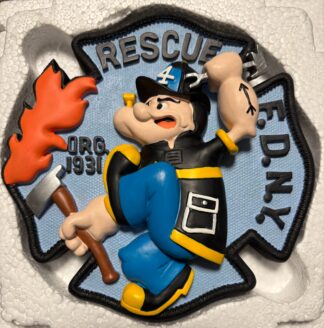 Code 3 - FDNY Rescue 4 Collectable Resin Patch