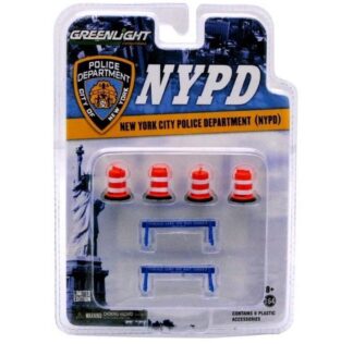 Diorama Figure Set - NYPD Traffic Barricade Accessory Set