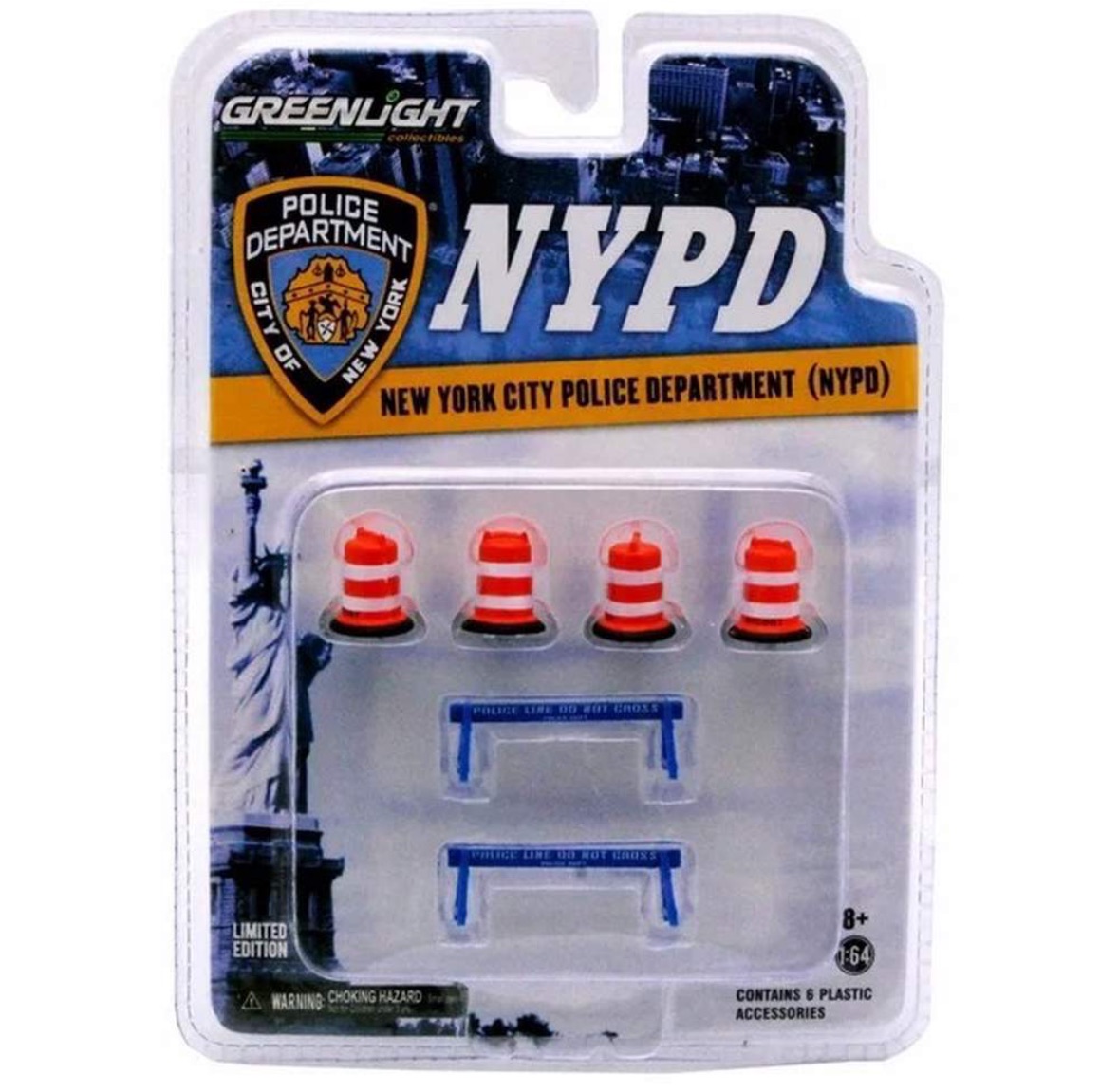 Diorama Figure Set - NYPD Traffic Barricade Accessory Set - The