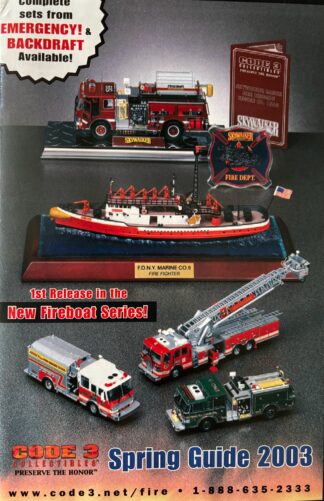 Vintage Catalog - Code 3 Spring Guide 2003