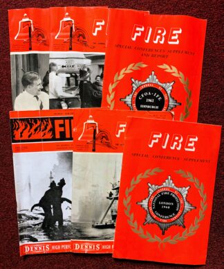 Vintage Magazine - Fire, Journal of British Fire Service 1960-63