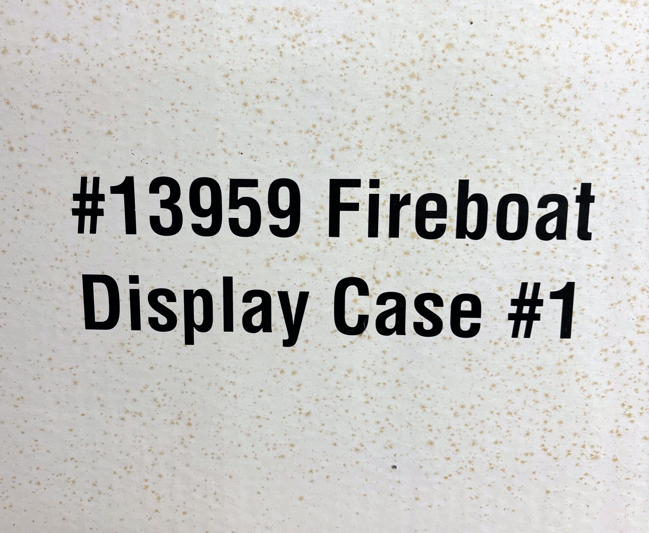 Code 3 - Fireboat Display Case
