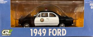 Ford 1949 Custom Police Car Los Angeles P.D. - Black & White