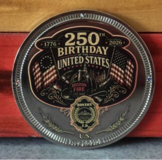 Coin - Boston Fire Department USA 250th Anniversary